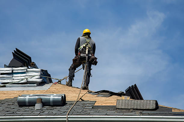 Professional Gutter Installation technician working in El Reno, OK